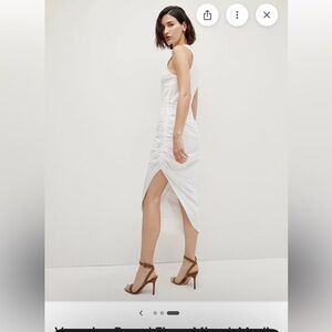 Veronica Beard Asymmetrical White Skirt